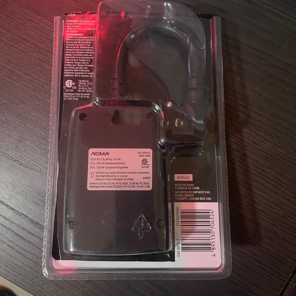 Black Photocell Timer with Countdown - Picture 2 of 2
